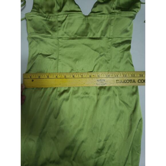 Aritzia Wilfred Women's Green Mini Bodycon Strappy Dress size S Minimalist - Picture 6 of 8